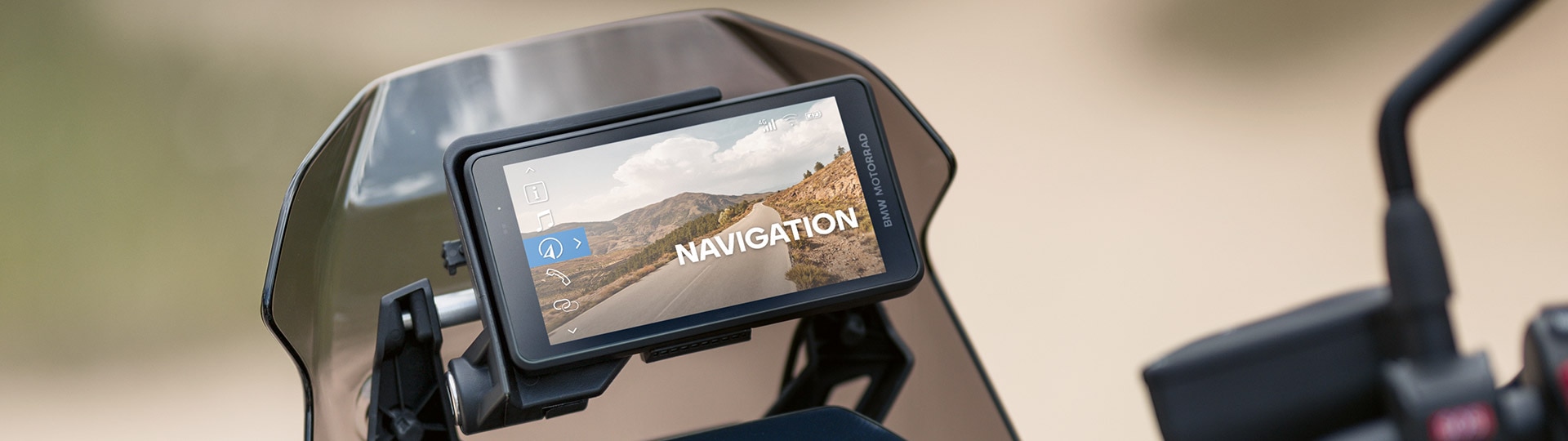 BMW Motorrad presents the ConnectedRide Navigator.
