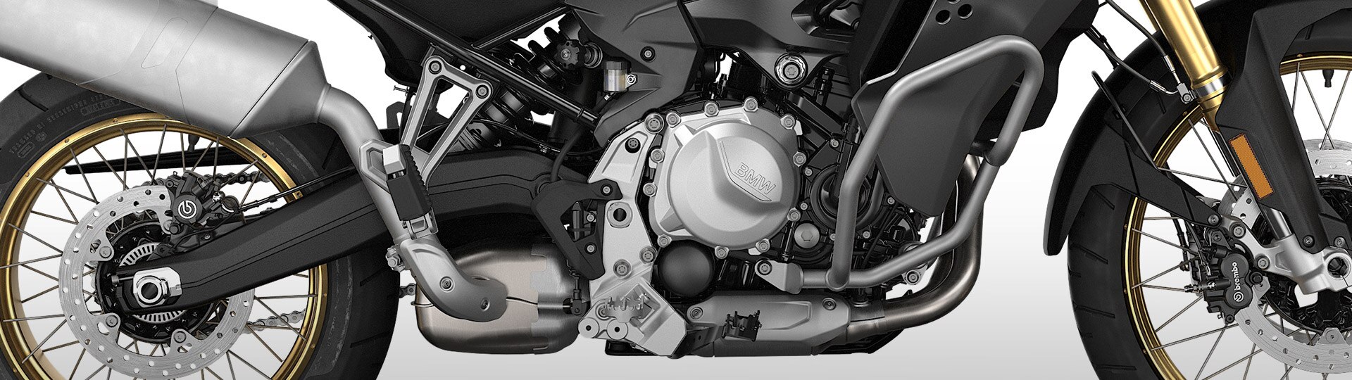 Protège-réservoir en résine 3D compatible avec BMW F 850 GS Adventure 2021 GP-703 Gray 