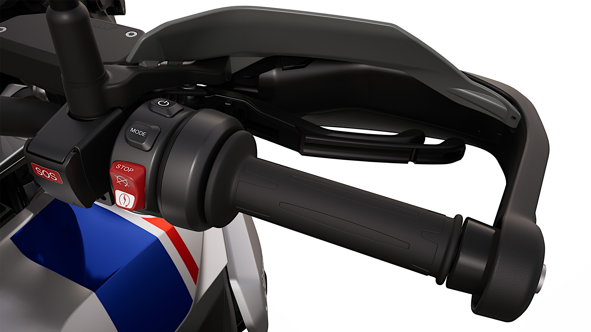 The brake lever of the R 1300 GS Trophy from BMW Motorrad