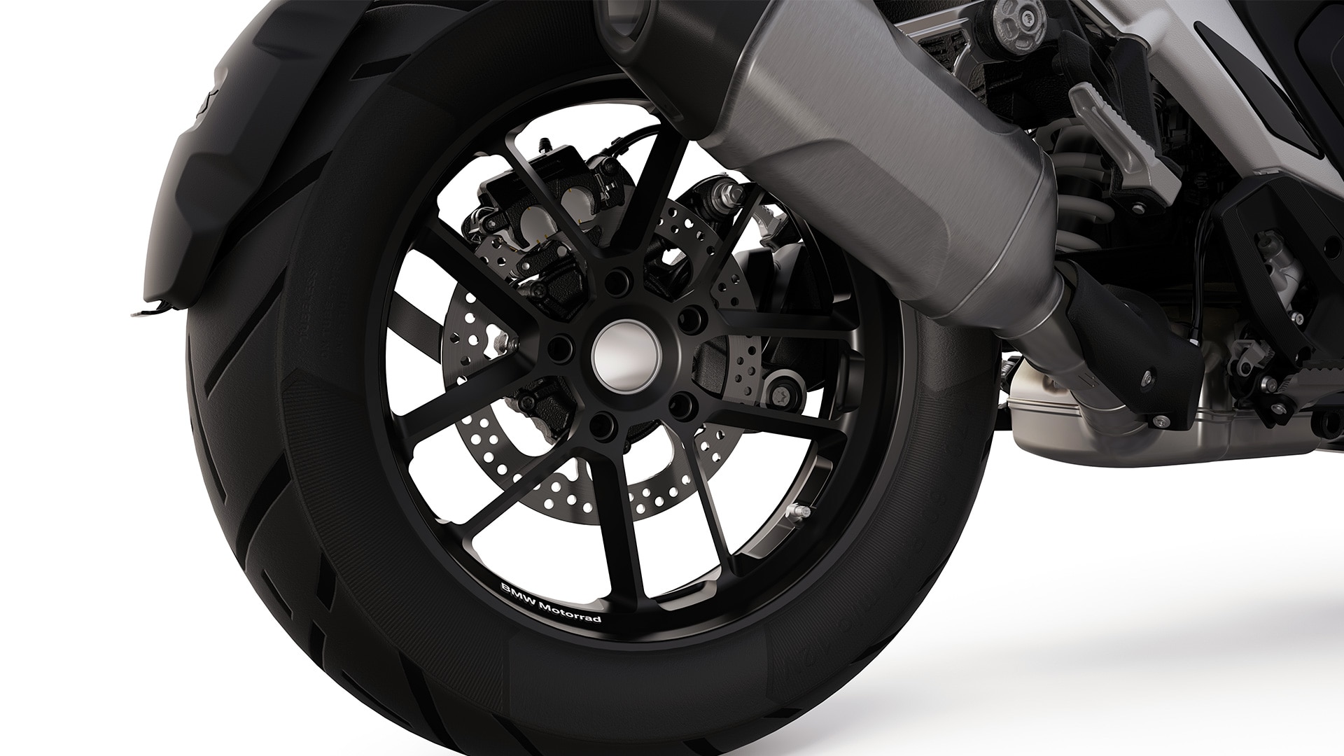 The forged enduro wheels of the R 1300 GS Trophy from BMW Motorrad