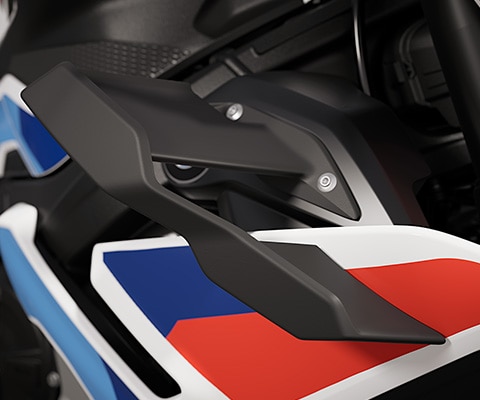 The winglets of the M 1000 R from BMW