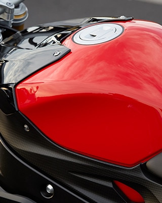 S 1000 R light aluminum tank