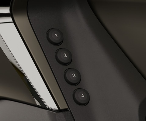 Focus on the four numbered Favorites buttons.