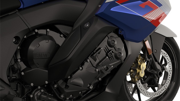 Focus on the six-cylinder engine.
