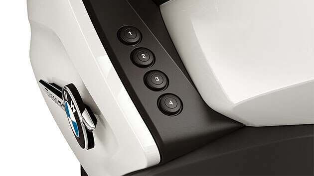 We see the four favorite buttons of the R 1250 RT.